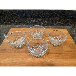 4 Crisa Libbey Dessert Bowls